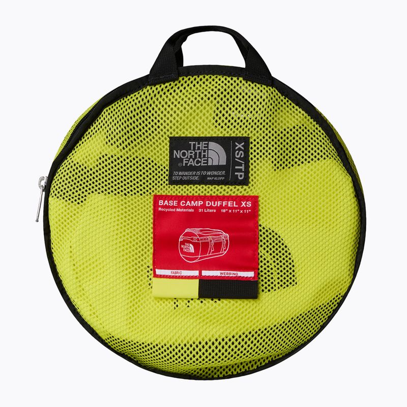 The North Face Base Camp Duffel XS 31 l kénes tavaszi zöld/tnf fekete utazótáska 3