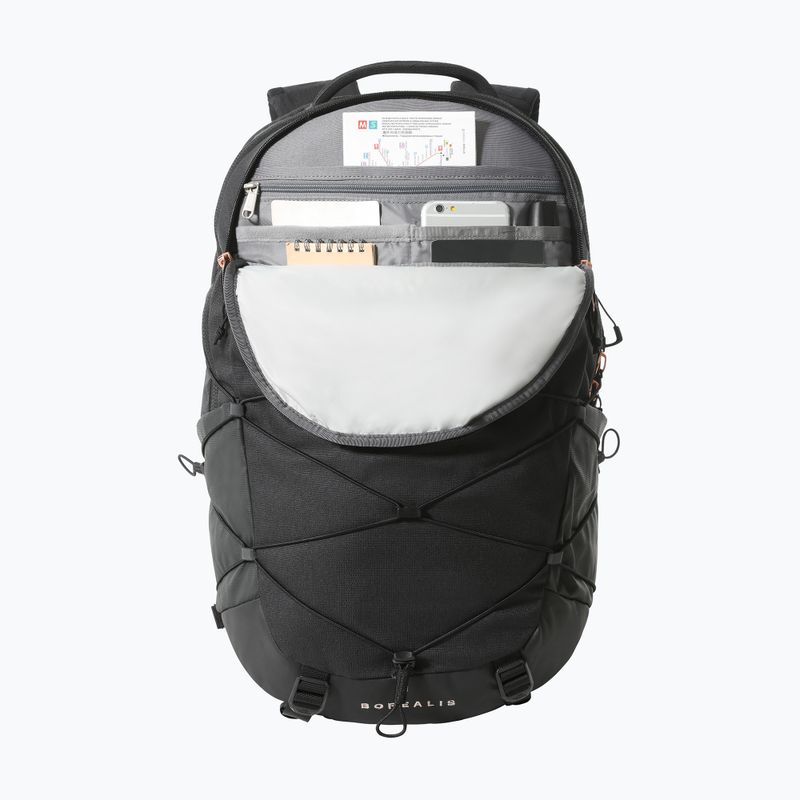 Női túra hátizsák The North Face Borealis 27 l fekete heather/égetett korall metálfekete 5