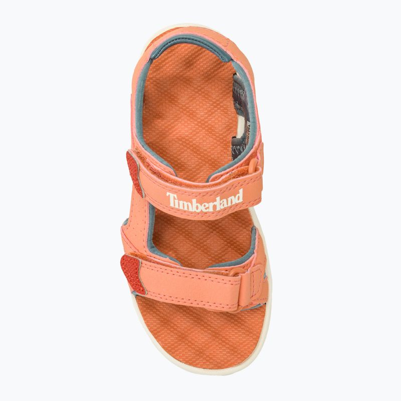 Gyerek szandál Timberland Perkins Row 2 Strap light orange 5