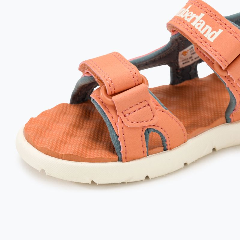 Gyerek szandál Timberland Perkins Row 2 Strap light orange 7
