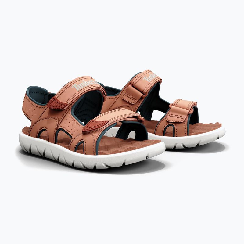 Gyerek szandál Timberland Perkins Row 2 Strap light orange 11