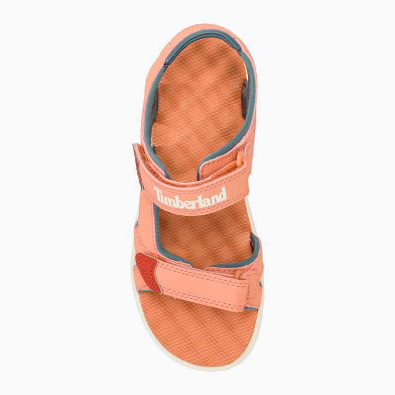 Junior szandál Timberland Perkins Row 2 Strap light orange 5