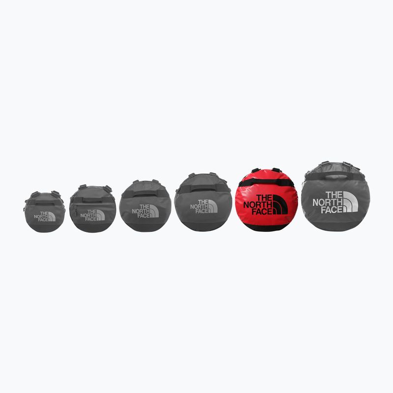 Utazótáska The North Face Base Camp Duffel XL 132 l red/black 5