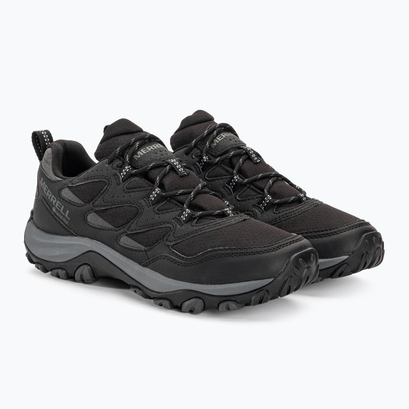 Férfi túracipő Merrell West Rim Sport GTX fekete 4