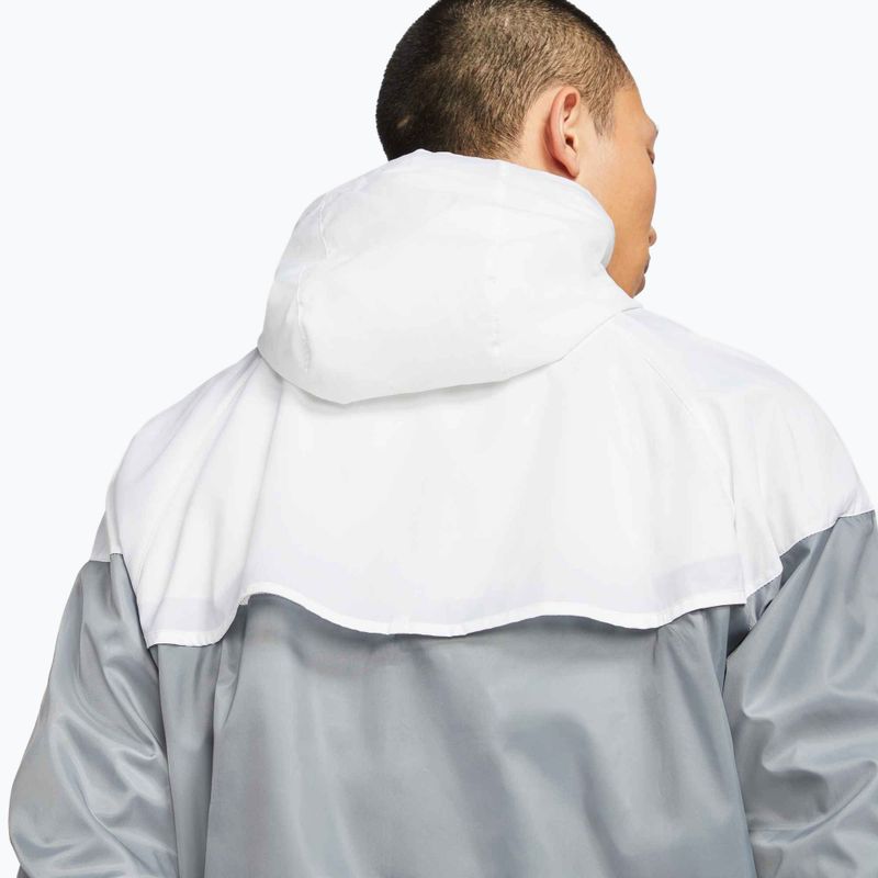 Férfi Nike Sportswear Windrunner dzseki füstszürke/fehér/fekete/füstszürke/fekete 6