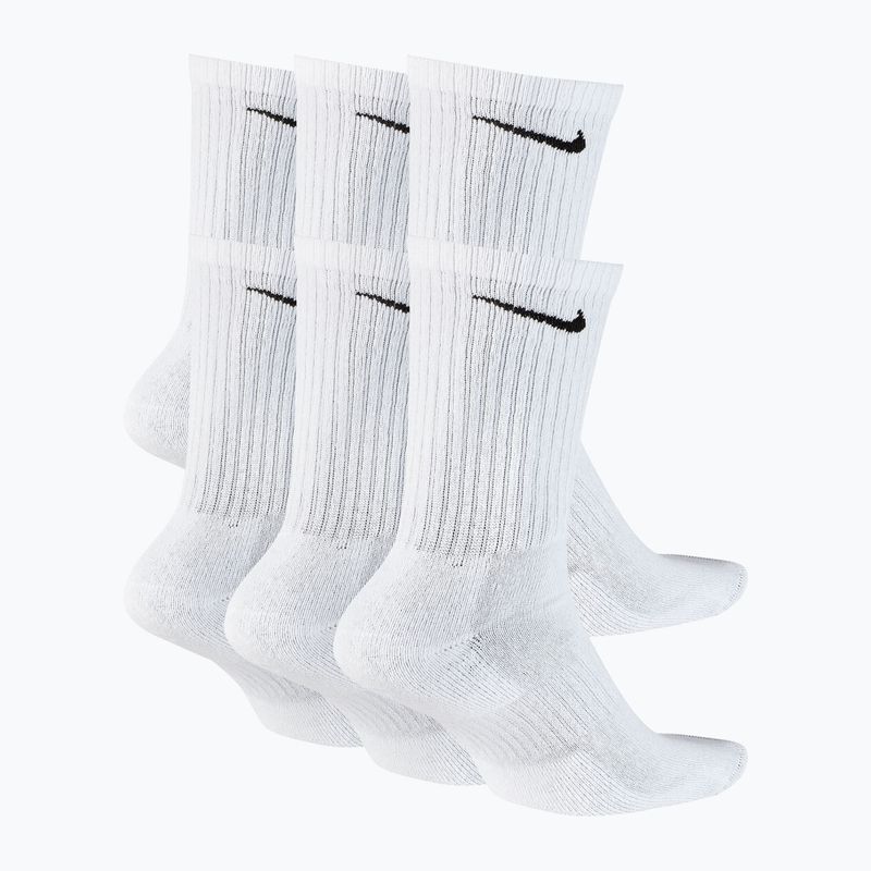 Zokni Nike Everyday Cushioned 6 pár white/black