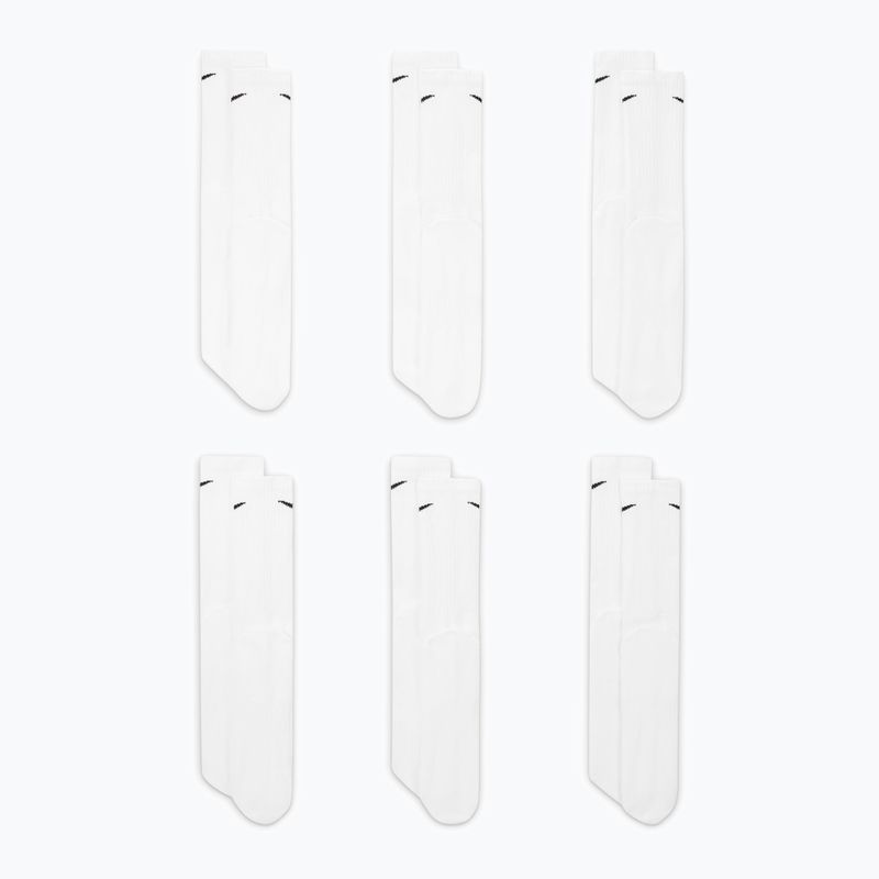 Zokni Nike Everyday Cushioned 6 pár white/black 4
