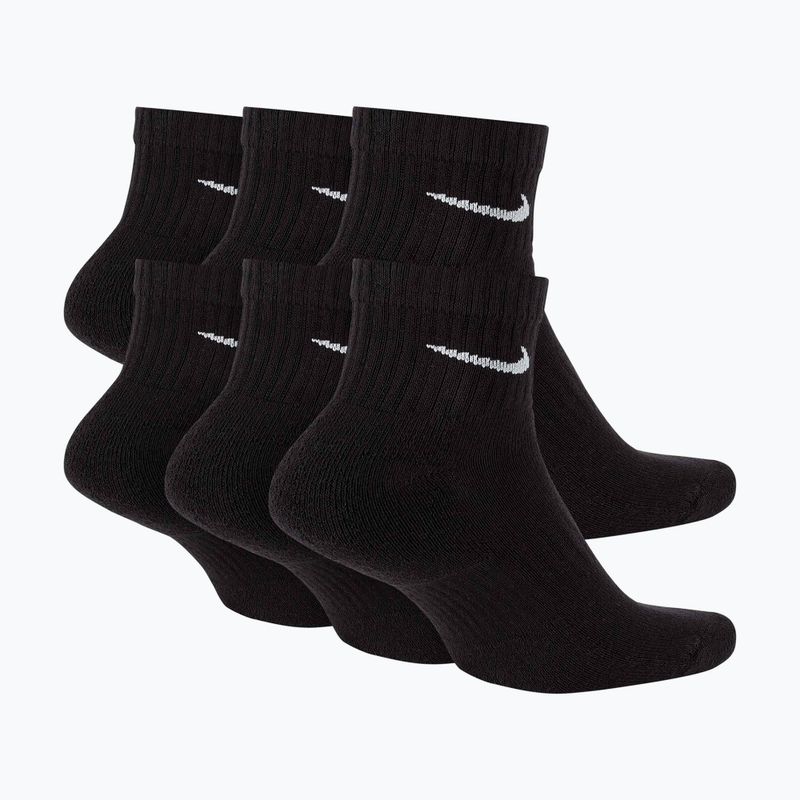 Nike Everyday Cushioned 6 pár fekete/fehér zokni 2