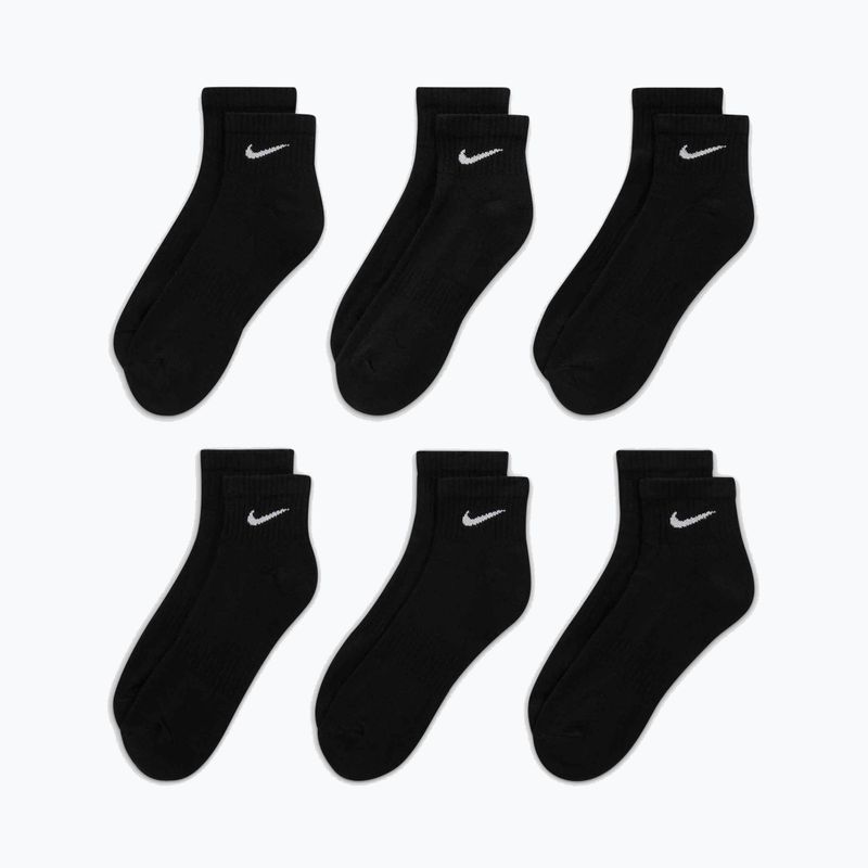 Nike Everyday Cushioned 6 pár fekete/fehér zokni 3