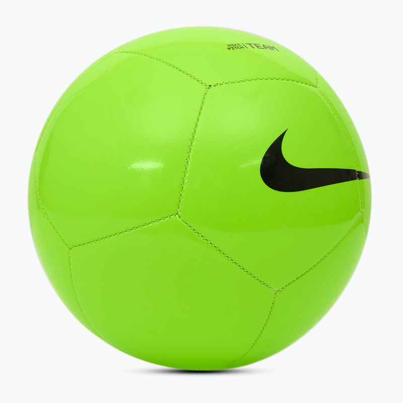 Nike Pitch Team labdarúgó 4-es méret elektromos zöld/fekete 2