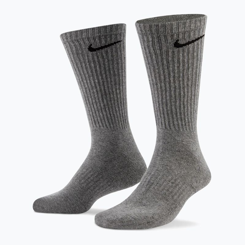 Zokni Nike Everyday Cushioned 6 pár carbon heather/black 3