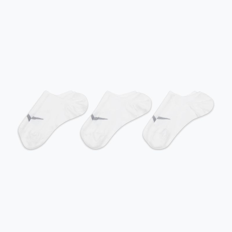 Női zokni Nike Everyday Plus Lightweight Footie 3 pár white/wolf-grey 6