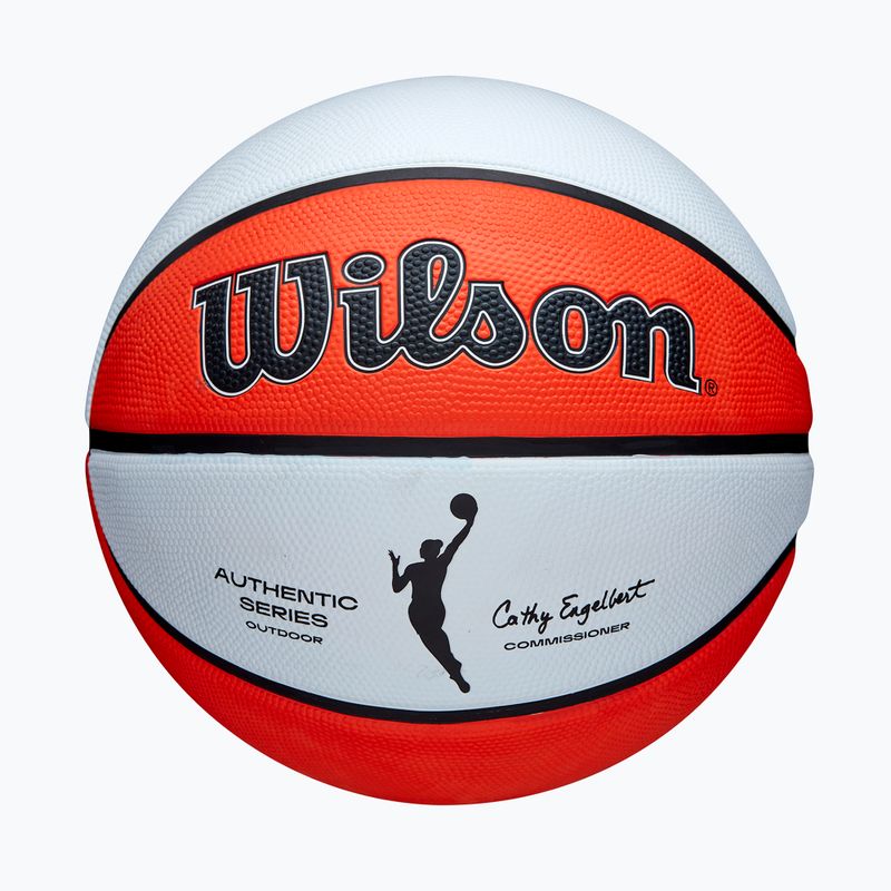 Wilson WNBA Authentic Series Outdoor narancssárga/fehér gyermek kosárlabda 5. méret