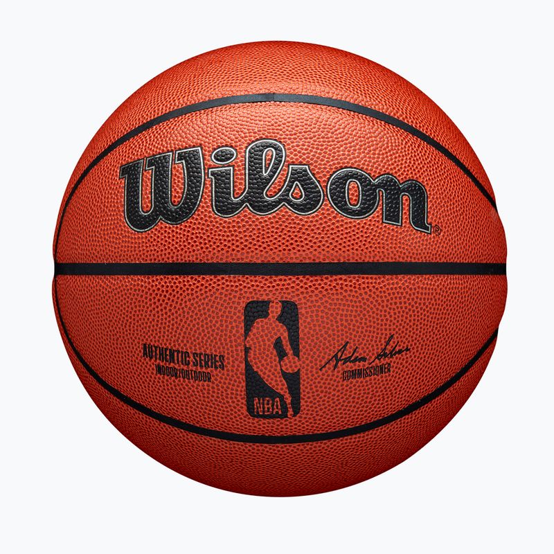 Wilson NBA kosárlabda Authentic Beltéri kültéri narancssárga méret 5