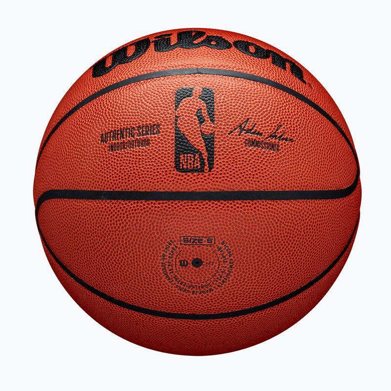 Wilson NBA kosárlabda Authentic Beltéri kültéri narancssárga méret 5 6