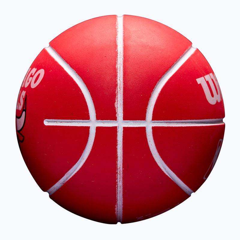 Super Mini Wilson NBA NBA Dribbler labda Chicago Bulls piros 3