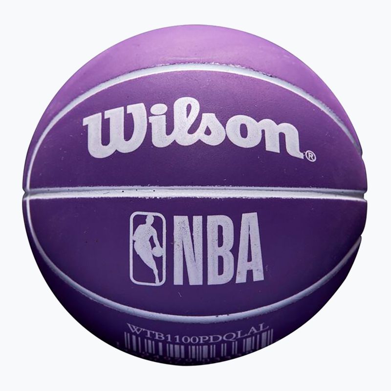 Super Mini Wilson NBA NBA Dribbler labda Los Angeles Lakers lila