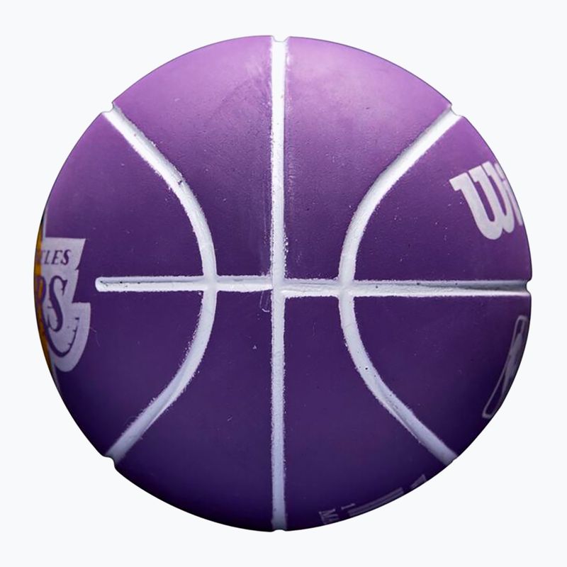 Super Mini Wilson NBA NBA Dribbler labda Los Angeles Lakers lila 2