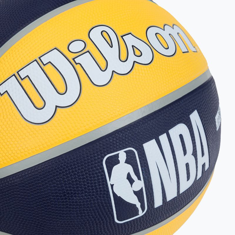 Wilson NBA Team Tribute kosárlabda Indiana Pacers sárga WTB1300XBIND 3