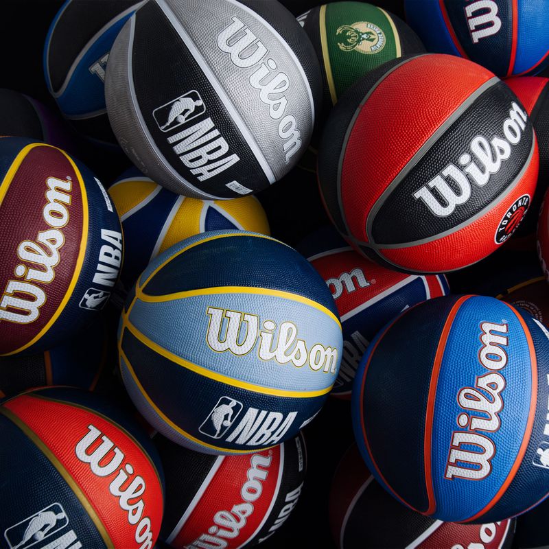 Wilson NBA Team Tribute kosárlabda Indiana Pacers sárga WTB1300XBIND 4