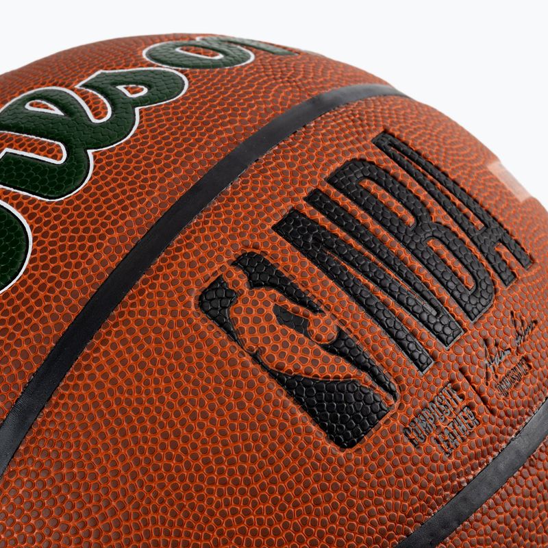 Wilson NBA Team Alliance Milwaukee Bucks kosárlabda barna WTB3100XBMIL 3