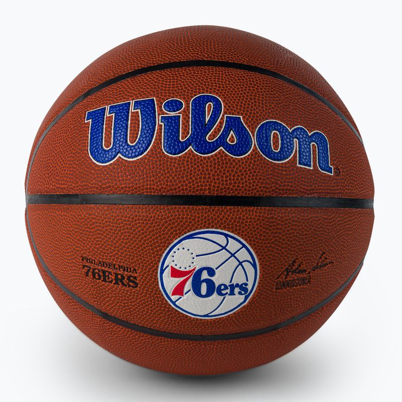 Wilson NBA Team Alliance Philadelphia 76ers kosárlabda barna WTB3100XBPHI