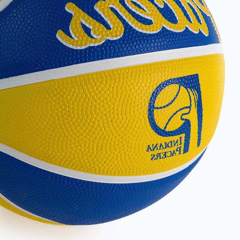 Mini kosárlabda Wilson NBA csapat Retro Mini Indiana Pacers sárga WTB3200XBIND 3