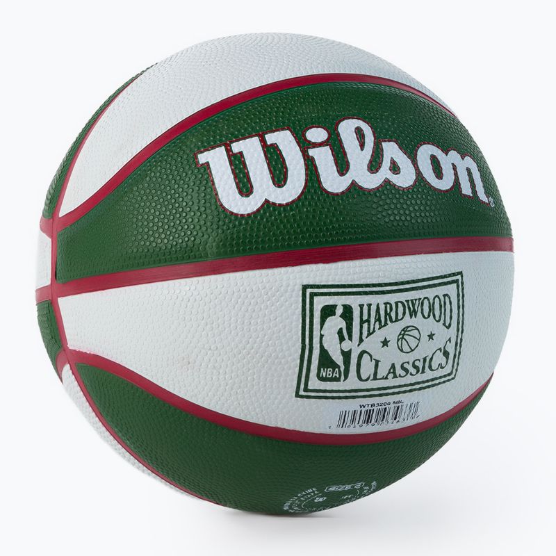 Mini kosárlabda Wilson NBA csapat Retro Mini Milwaukee Bucks zöld WTB3200XBMIL 2