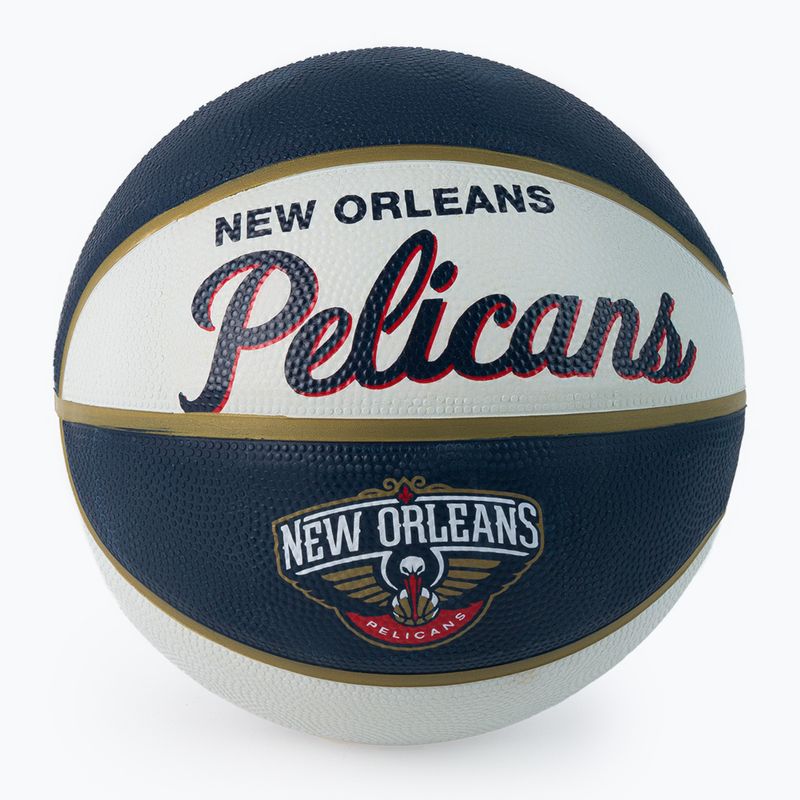 Mini kosárlabda Wilson NBA csapat Retro Mini New Orleans Pelicans tengerészkék WTB3200XBBNO