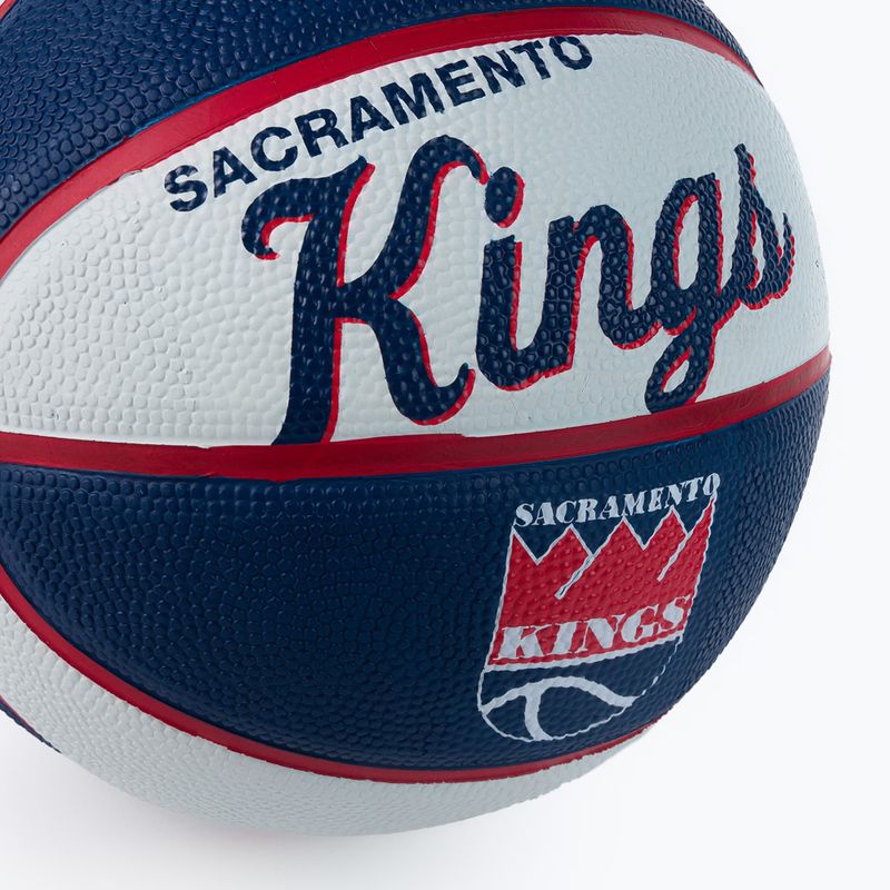 Mini kosárlabda Wilson NBA csapat Retro Mini Sacramento Kings tengerészkék WTB3200XBSAC 3
