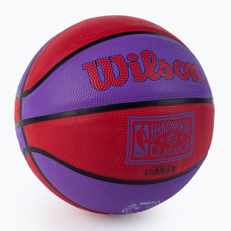 Mini kosárlabda Wilson NBA csapat Retro Mini Toronto Raptors piros WTB3200XBTOR 2