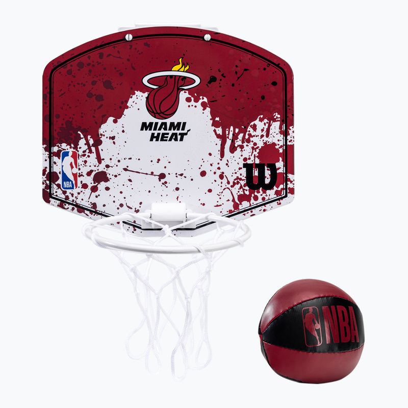 Wilson NBA Miami Heat mini gyűrű piros WTBA1302MIA