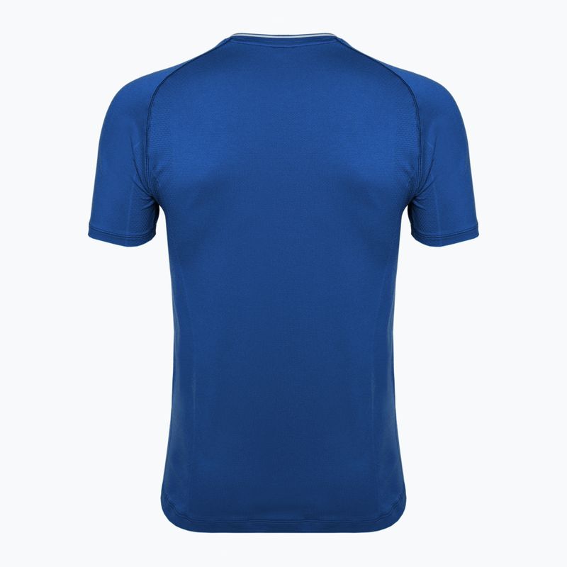 Férfi póló Wilson Team Seamless Crew royal blue 2