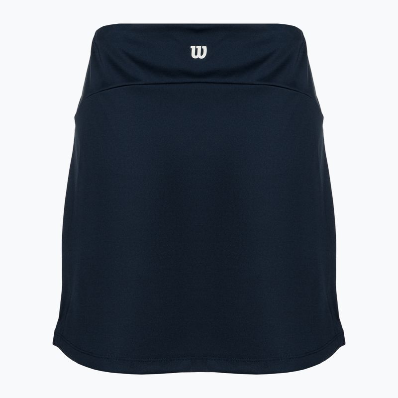 Női Wilson Team Flat Front klasszikus tengerészkék szoknya 2