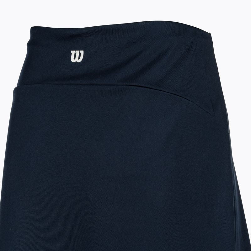 Női Wilson Team Flat Front klasszikus tengerészkék szoknya 4