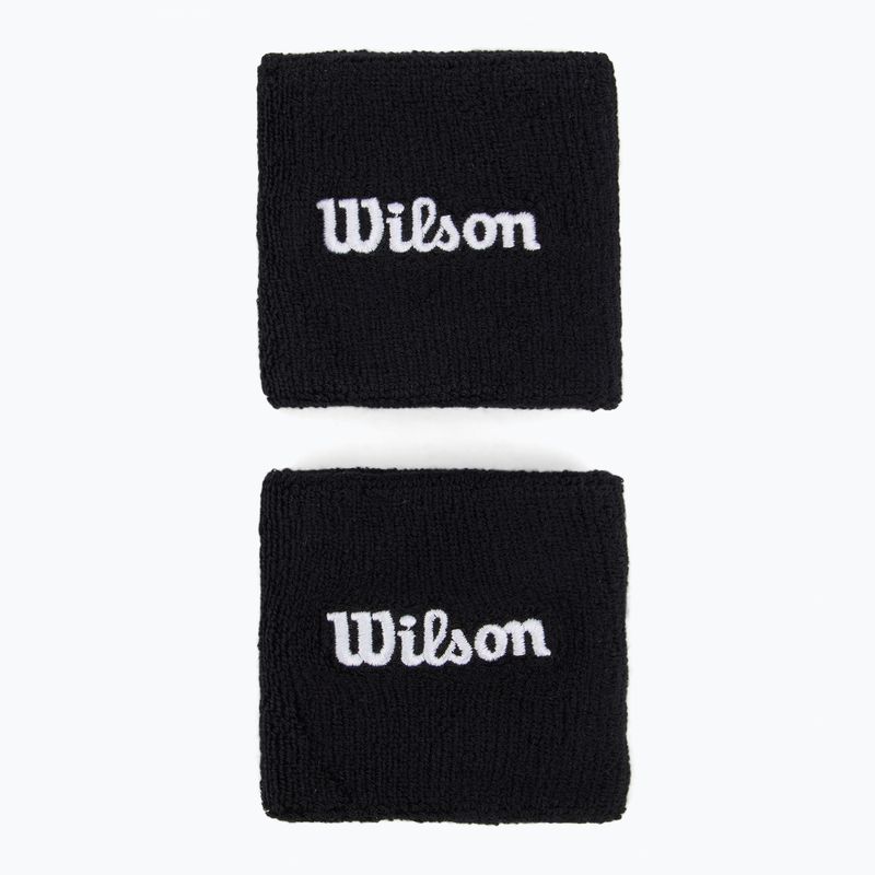 Wilson Wristband tenisz karszalag 2 db fekete. 2