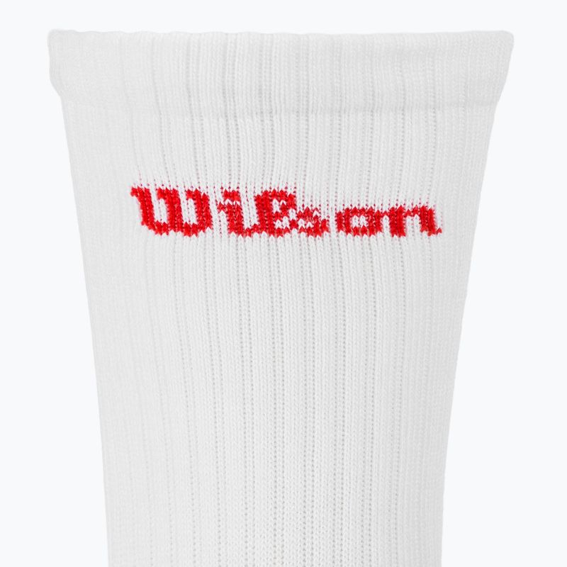 Zokni Wilson Crew Logo 3 pairs bright white 3