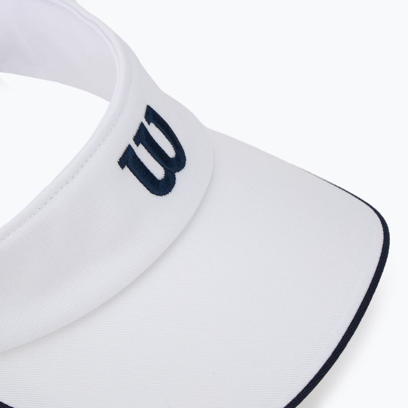 Wilson Classic Visor fényes fehér teniszkupola 3