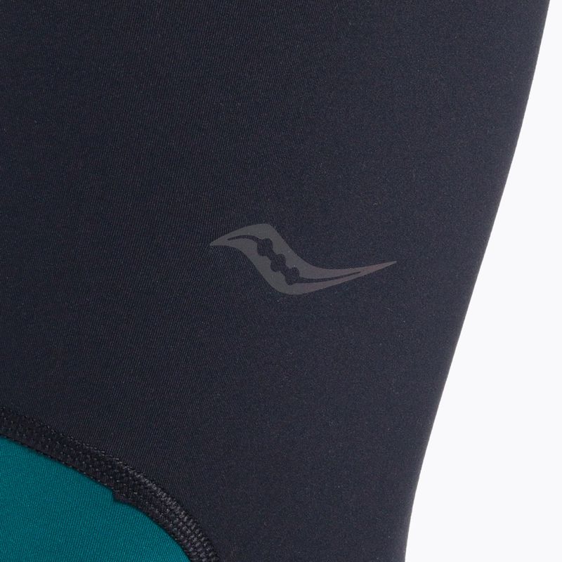 Férfi Saucony Solstice Tight futó leggings fekete és sötétkék SAM800299-LN 5