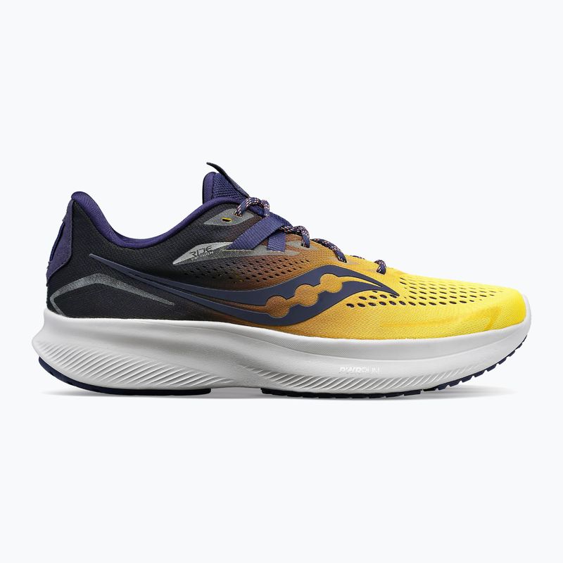 Saucony Ride 15 férfi futócipő tengerészkék és sárga S20729-65 9