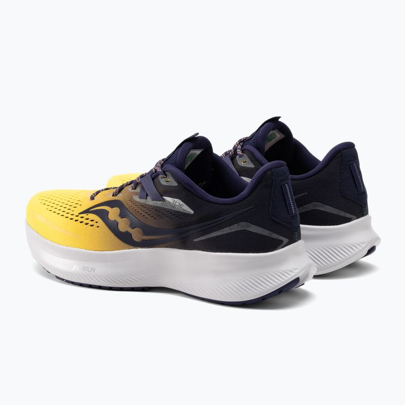 Saucony Ride 15 férfi futócipő tengerészkék és sárga S20729-65 3