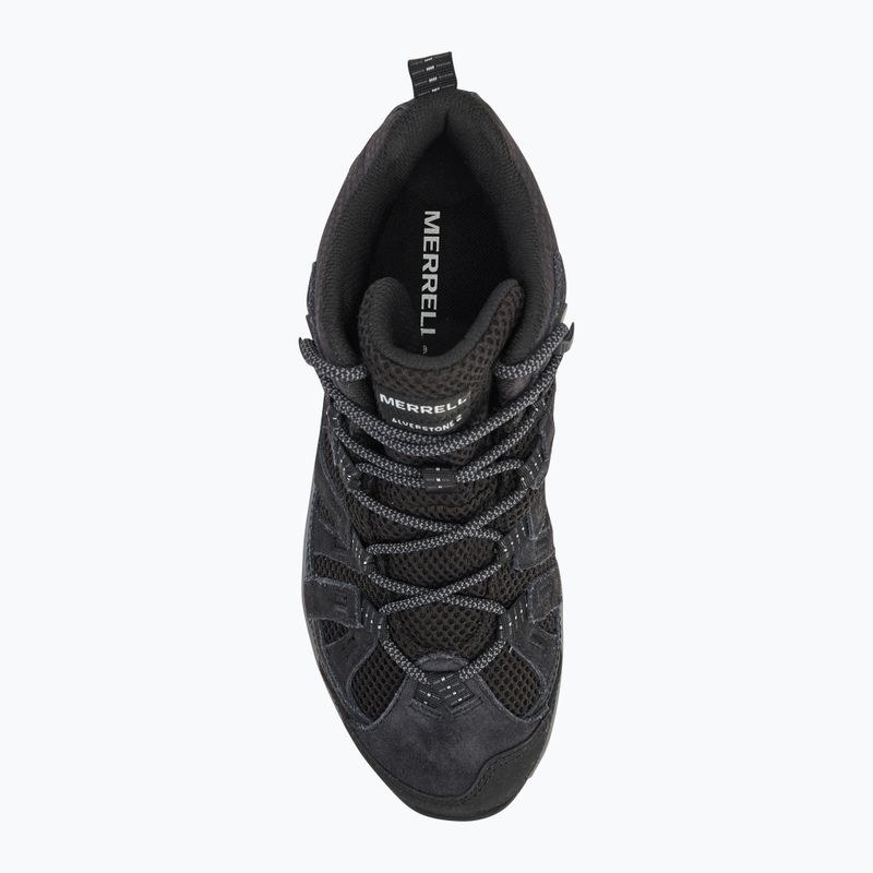 Férfi túrabakancs Merrell Alverstone 2 Mid GTX fekete/ fekete 5