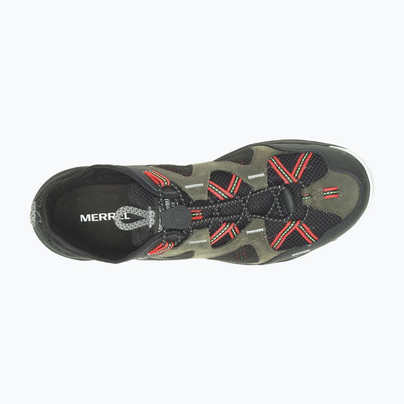 Férfi túrabakancs Merrell Speed Strike LTR Sieve fekete-zöld J067643 15