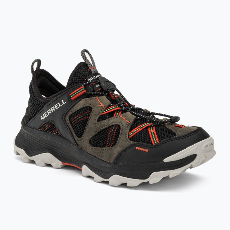Férfi túrabakancs Merrell Speed Strike LTR Sieve fekete-zöld J067643