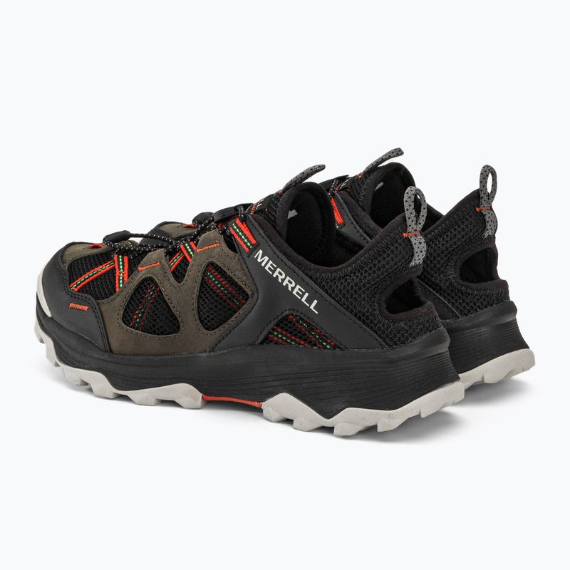 Férfi túrabakancs Merrell Speed Strike LTR Sieve fekete-zöld J067643 3