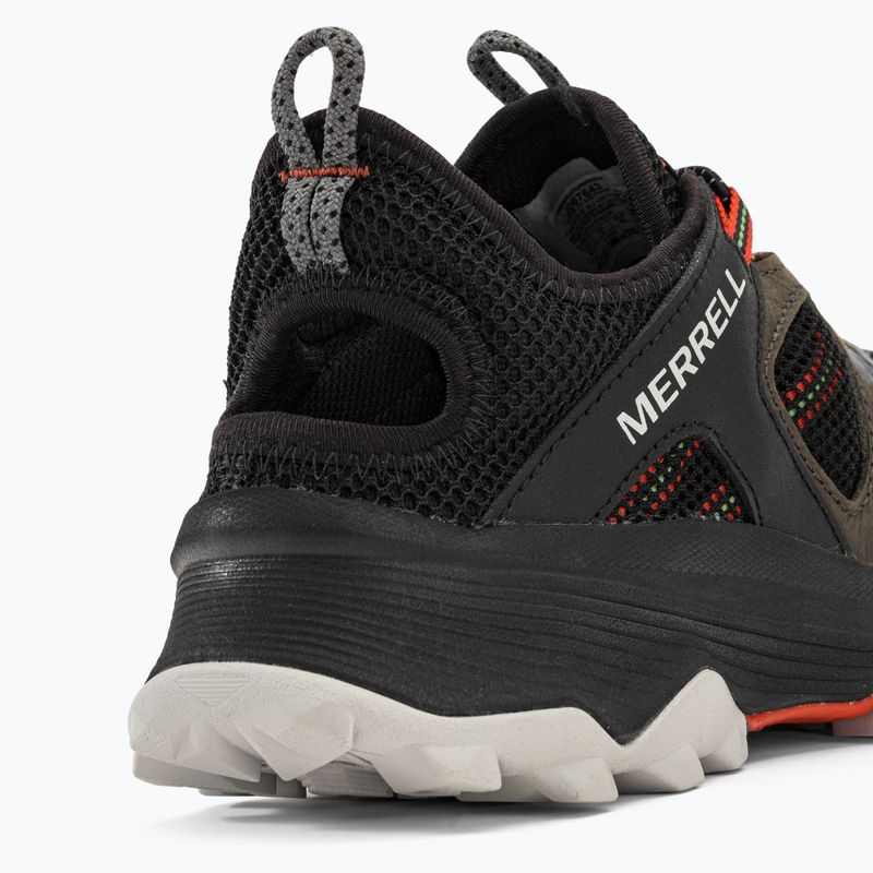 Férfi túrabakancs Merrell Speed Strike LTR Sieve fekete-zöld J067643 9