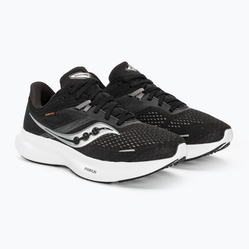 Férfi futócipő Saucony Ride 16 fekete/fehér 4