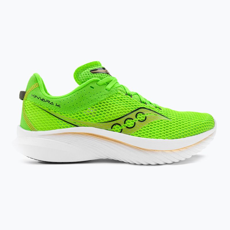 Férfi Saucony Kinvara 14 slime/gold futócipő 3