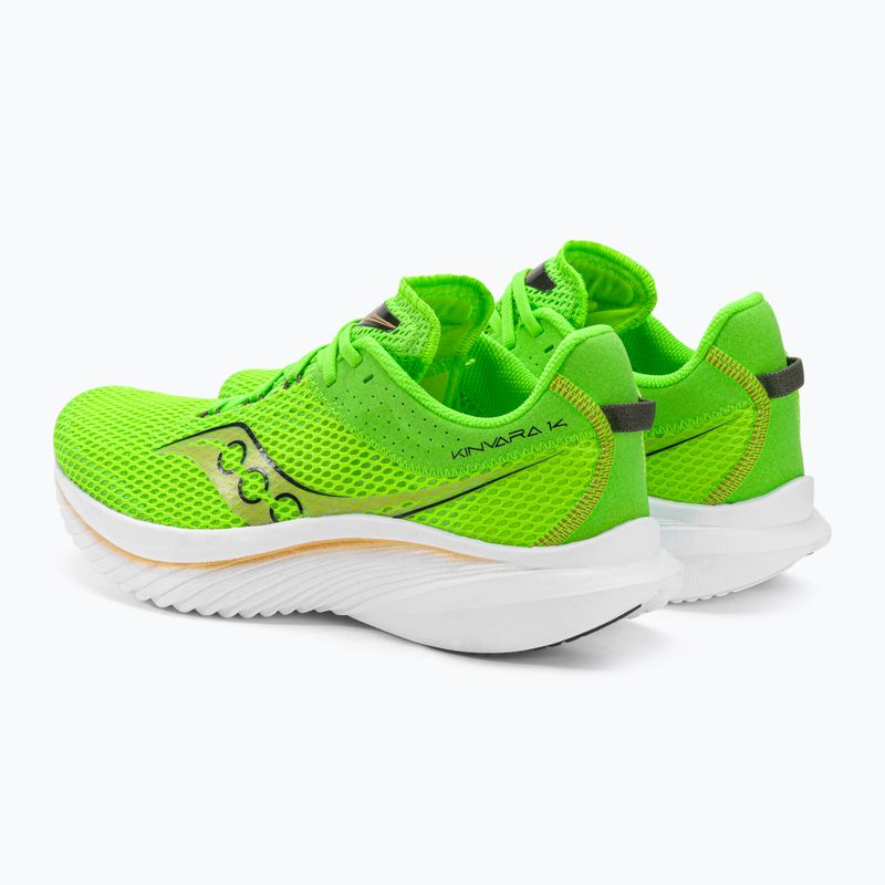 Férfi Saucony Kinvara 14 slime/gold futócipő 4