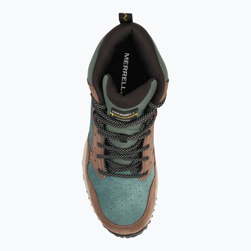 Férfi túracipő Merrell Wildwood Mid Ltr Wp forest 5